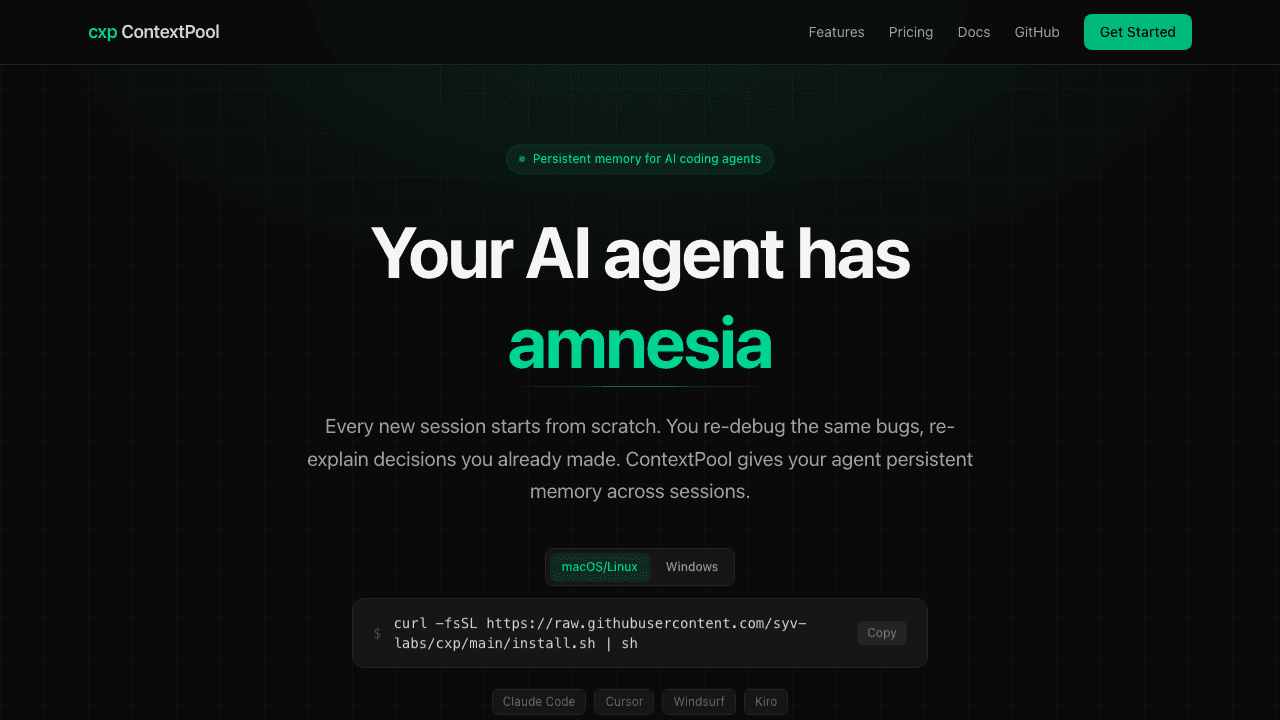 contextpool.io · screenshot